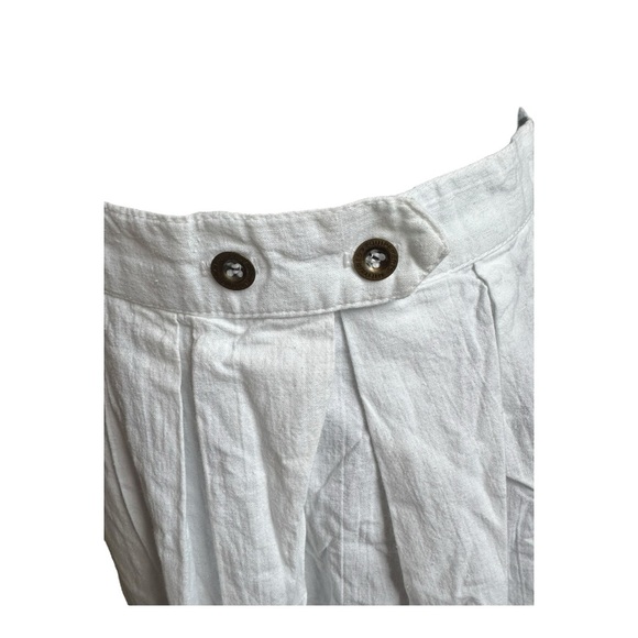 VTG 60s USA Made Bohemian /beach lightweight‎ Maxi skirt in white size medium - Picture 2 of 8